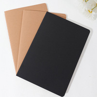 Carnet A5 en papier kraft au design simple avec reliure cousue, logo personnalisé, promotionnel, vente chaude