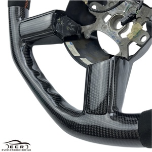 Ever-Carbon Racing ECR – volant en cuir suédé en Fiber de carbone pour <span class=keywords><strong>Chrysler</strong></span> <span class=keywords><strong>300c</strong></span> Kit de carrosserie rollers <span class=keywords><strong>Royce</strong></span> Phantom - Product Image 5