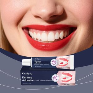 ORALHOE Vente en gros 40g Autocollants dentaires sans zinc <span class=keywords><strong>pour</strong></span> prothèses, ajustement confortable, maintien longue durée, fabriqués <span class=keywords><strong>pour</strong></span> une rétention durable des prothèses - Product Image 6