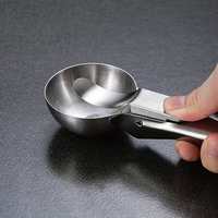 Cuillères à glace en métal personnalisées, résistantes au lave-vaisselle, outil pour la melon et les fruits, cuillères à glace antiadhésives en acier inoxydable