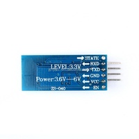 Módulo de puerto serie BT06, transmisión de datos transparente inalámbrica, microcontrolador 51, Compatible con HC-06 DIY, Compatible con UNO