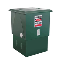 Caja de Distribución Eléctrica DFW DFW-12 Totalmente Aislada de 12kv 630a SF6 Verde IP13 con Caja de Interruptores y Cable