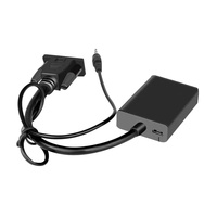 Câble convertisseur SYYTECH Full HD VGA mâle vers HDTV femelle, câble audio USB pour ordinateur PC DVD HD TV Accessoires