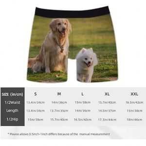 All Over Print Wholesale Manufacturer Sublimation Blank <b>Polyester</b> Custom Men Underwear With Logo and Design - Product Image 4