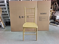 Chaises de banquet empilables, chaises de location pour fêtes, chaises Chiavari dorées, vente en gros