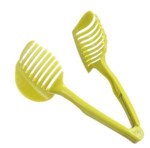 Outil de coupe de tranches de cuisine créative Porte-oignon Pomme de terre Tomate Trancheuse Coupe-fruits et légumes Gadg de cuisine de sécurité - Product Image 1