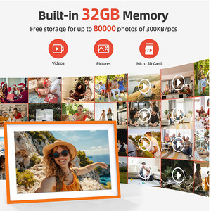 Marco <span class=keywords><strong>de</strong></span> Fotos Digital con Reproducción <span class=keywords><strong>de</strong></span> Video HD <span class=keywords><strong>de</strong></span> 10.1 Pulgadas, Reproductor MP4 MP3, Pantalla Acrílica, Montable en Pared, Exhibición Electrónica <span class=keywords><strong>de</strong></span> Imágenes - Product Image 5