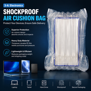Coussin gonflable à colonnes d'air, matériau d'emballage protecteur en plastique, anti-choc, anti-chute, emballage d'expédition - Product Image 4