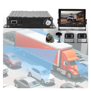 Système de surveillance des angles morts, caméra 360 degrés pour <span class=keywords><strong>voiture</strong></span>, camion, rétroviseur latéral, enregistreur vidéo numérique mobile 4 canaux MDVR 4G, enregistreur vidéo numérique de sécurité - Product Image 4