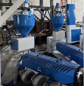 Extrusora de Doble Tornillo DB-1100mm de 50mm ABA de Dos Capas para Coextrusión de HDPE/LDPE/LLDPE/MLLDPE/PCR/<span class=keywords><strong>REC</strong></span>, Material Reciclado, Alta Productividad - Product Image 2