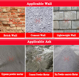 Tự động tường Render Rendering máy gạch Fly Ash gesso trát vữa bê tông xi măng phun thạch cao tường trát vữa máy - Product Image 4