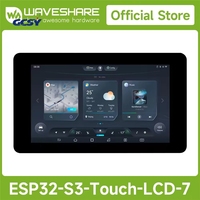 Carte de développement Waveshare ESP32-S3-Touch-LCD-7 pouces avec écran tactile capacitif, ESP32 avec écran tactile 5 points, processeur double cœur LX7 32 bits
