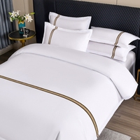Parure de lit 4 pièces en coton hypoallergénique et écologique de qualité supérieure pour hôtels – Offre spéciale fournisseurs
