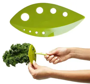 Kitchen Multi-functional Plastic Vegetable Kale Chard Collard Greens Herb Stripper Looseleaf Loose Leafs Kitchen Gadgets