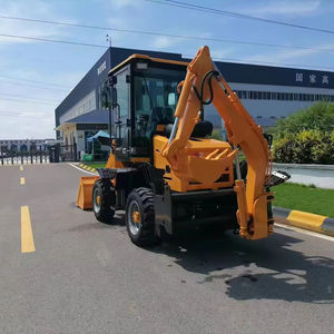 Backhoe <span class=keywords><strong>Loader</strong></span> Wheel <span class=keywords><strong>Loader</strong></span> 4x4 Retroexcavadora Backhoe <span class=keywords><strong>Loader</strong></span> Baru untuk dijual - Product Image 2