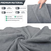Serviette de sport en microfibre à séchage rapide, super absorbante, en daim, avec logo personnalisé, pour l'exercice, la salle de sport, la remise en forme, vente en gros en usine ECO