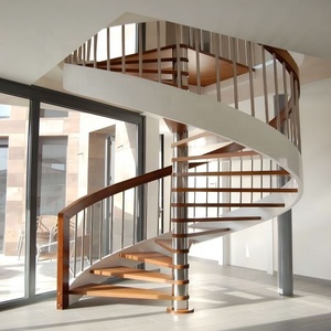 <span class=keywords><strong>Escalier</strong></span> en colimaçon moderne à usage intérieur et extérieur pour villa, appartement, hôtels, bibliothèques, musées, grands escaliers en <span class=keywords><strong>forme</strong></span> d'arc - Product Image 2