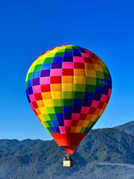 Publicité gonflable de montgolfière habitée AX-7