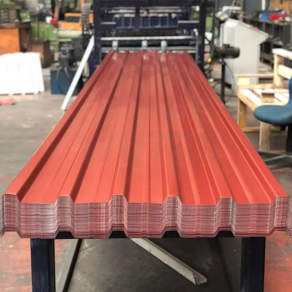 Hot Sale Zinc Aluminium Coating Roof Steel Panels Galvalume Corrugated Steel Sheet Roof Tile Plate