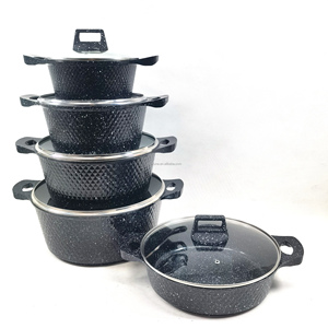 Utensilios <span class=keywords><strong>de</strong></span> cocina <span class=keywords><strong>de</strong></span> aluminio fundido y cerámica, ollas y <span class=keywords><strong>sartenes</strong></span> <span class=keywords><strong>de</strong></span> perfiles <span class=keywords><strong>de</strong></span> aluminio con recubrimiento antiadherente <span class=keywords><strong>de</strong></span> piedra, 10 Uds. - Product Image 2