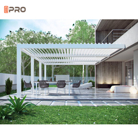 Pare-soleil automatique pour Patio, toit facile, moderne en Aluminium bicromatique de haute qualité, Pergola en métal