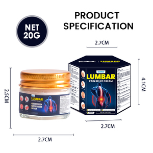 Crema Herbal Nutritiva para Masaje Corporal, Terapia de Yeso Chino para la Zona Lumbar - Product Image 4