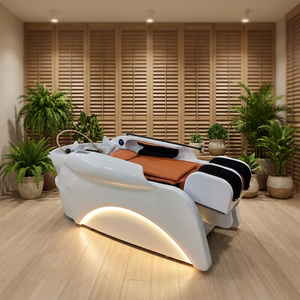 Sillón de Masaje KISEN para Lavado de Cabello con Spa Capilar, Circulación de Agua, Requiere Plomería, Multifuncional, Impermeable, de PU - Product Image 5