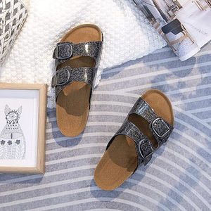 Nuevas sandalias de corcho para mujer, zapatillas de verano para exteriores, plantilla de corcho para mujer, sandalias Bio - Product Image 4