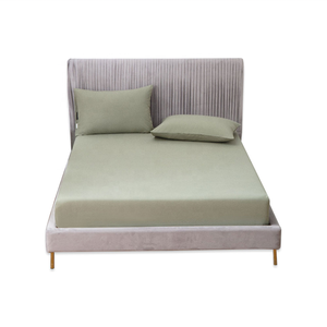 Drap-housse conducteur en coton biologique argenté, avec élastique, <span class=keywords><strong>protection</strong></span> CEM, améliore la qualité du sommeil - Product Image 4