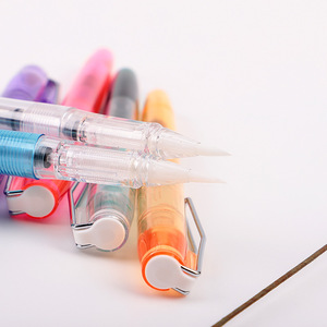 Stylo plume flexible à pointe de pinceau pour écriture, dessin, croquis, scrapbooking, calligraphie et peinture, en plastique transparent de qualité chinoise - Product Image 3