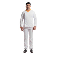 Uniforme de Chef de Restaurant, manches longues et courtes, uniforme de serveur, uniforme de Chef en tissu pour design