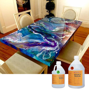 Résine époxy transparente et durcisseur en gros pour bois, prix au kg, résine époxy pour coulage, résine pour comptoirs - Product Image 4