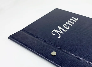 Petit MOQ Portemenu de restaurant à fixation par vis, couverture de menu imprimée, dossier de menu en cuir pour bar, hôtel, café - Product Image 6