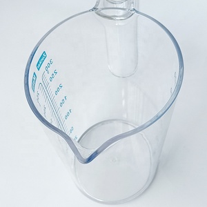 Plastic PS Material Durable Eco-Friendly Transparent 500ml Capacity Customized Color Home Kitchen <strong>Liquid</strong> <strong>Measuring</strong> Cups <strong>Tools</strong> - Product Image 5