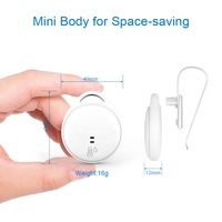Mini Termómetro-Higrómetro Digital Inalámbrico para Refrigerador, Bolsa Refrigerante, Caja, Exterior, Resistente al Agua IP67