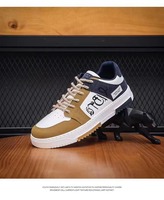 Baskets polyvalentes sport et décontractées, nouvelle tendance étudiante, best-seller, à lacets, design en plastique, nouvelle chaussure pour homme