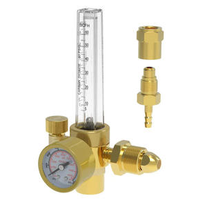 Régulateur de gaz TIG MIG Argon CO2 avec manomètre et tuyau avec débitmètre pour la gestion du gaz - Product Image 4