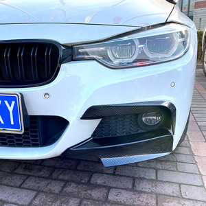 Bmw Front Wind Vane <b>Corner</b> <b>Protector</b> Abs Carbon Fiber Style For 3 Series F30 M Pack 320i 325i 2013 2019 - Product Image 3