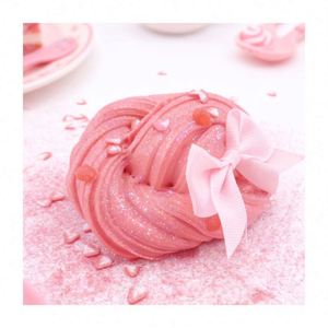 Kit de Manualidades DIY de Helado con Brillo y Dijes de Algodón, Cuentas de Espuma Mixtas, Texturas de Arcilla y Slime Aromático para Proyectos de Modelado - Product Image 6