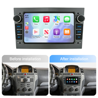 Autoradio Rhythm Linux 7 pouces IPS avec CarPlay pour Opel Vauxhall Holden 2004-2012, appels mains libres, Mirror Link, radio FM, caméra AHD
