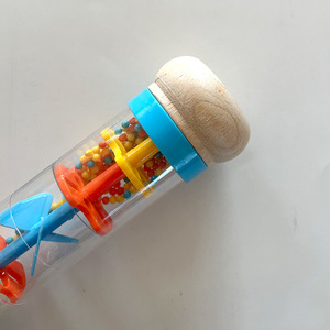 En gros Instruments de musique : Tube sonore pluie en bois avec perles en forme de gouttes de pluie, jouet éducatif, hochet musical, Rainmaker - Product Image 2