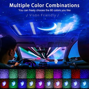 Proiettore a stella 3 in 1 <span class=keywords><strong>LED</strong></span> Nebula Cloud per teatro camera da letto con musica altoparlante proiettore luce notturna per bambini - Product Image 5