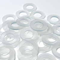 Joint d'étanchéité en silicone blanc/noir de qualité alimentaire, joint torique découpé sur mesure, haute résilience, absorption des chocs, épaisseur 1-20 mm