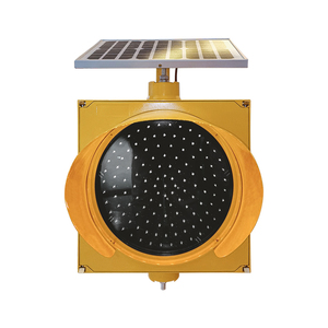 Luce Lampeggiante Solare LB-L1 300mm per Operazioni 12/24 Ore, per Sezioni a Rischio di Incidenti - Product Image 1