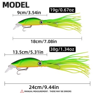 Esca Artificiale Galleggiante <span class=keywords><strong>per</strong></span> Acqua Salata 180mm 240mm, <span class=keywords><strong>Minnow</strong></span> Rigido con Gonna in ABS PVC <span class=keywords><strong>per</strong></span> <span class=keywords><strong>Spigola</strong></span> - Product Image 4