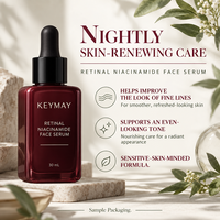 Sérum Visage Anti-Âge Éclaircissant et Raffermissant au Rétinal et Niacinamide Marque Blanche – Fabricant OEM/ODM de Soins de la Peau