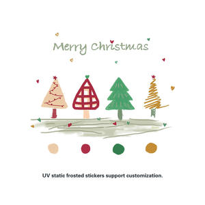 Ventas directas de fábrica de pegatinas de vidrio esmerilado estático, que se pueden utilizar en supermercados, escuelas y hogares. - Product Image 1