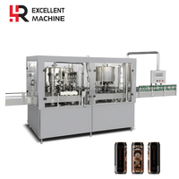 Ligne de production économique de remplissage de canettes de bière pour petites entreprises, machine automatique de mise en conserve en aluminium, retour sur investissement élevé, PLC