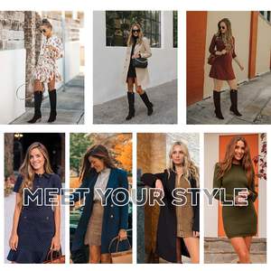 Bayan diz yüksek çizmeler geniş buzağı tıknaz topuk uzun çizmeler sivri burun süet uzun çizmeler Trendy elbise yan fermuar yüksek çizmeler - Product Image 6