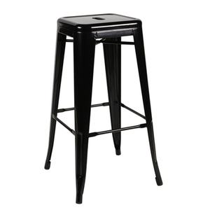 Tabourets de bar de hauteur comptoir <span class=keywords><strong>Turquoise</strong></span> Fer industriel Chaise empilable Tabourets de bar en métal Noir - Product Image 1